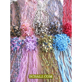 accessories necklaces chokers beaded stone pendants 